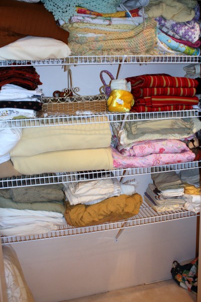 Post image for day 6: cheating in the linen closet
