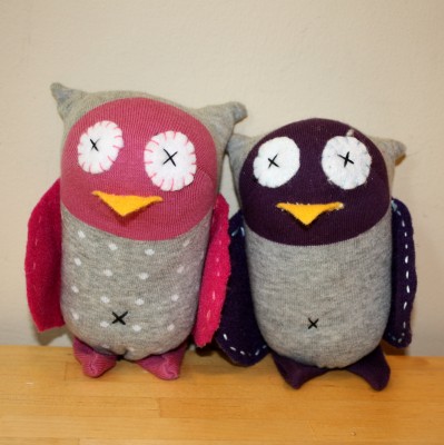 Post image for kids sewing party – craft schmaft owls